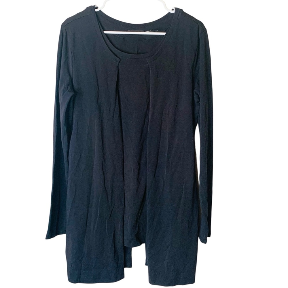Stella‎ Caralasi Organic Cotton Long Sleeve Tunic Top Size L Lagenlook Artsy